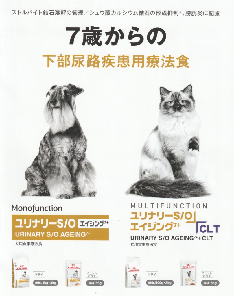 ロイヤルカナン 猫 ユリナリーS/Oエイジング7+CLT 2kg×4袋セット